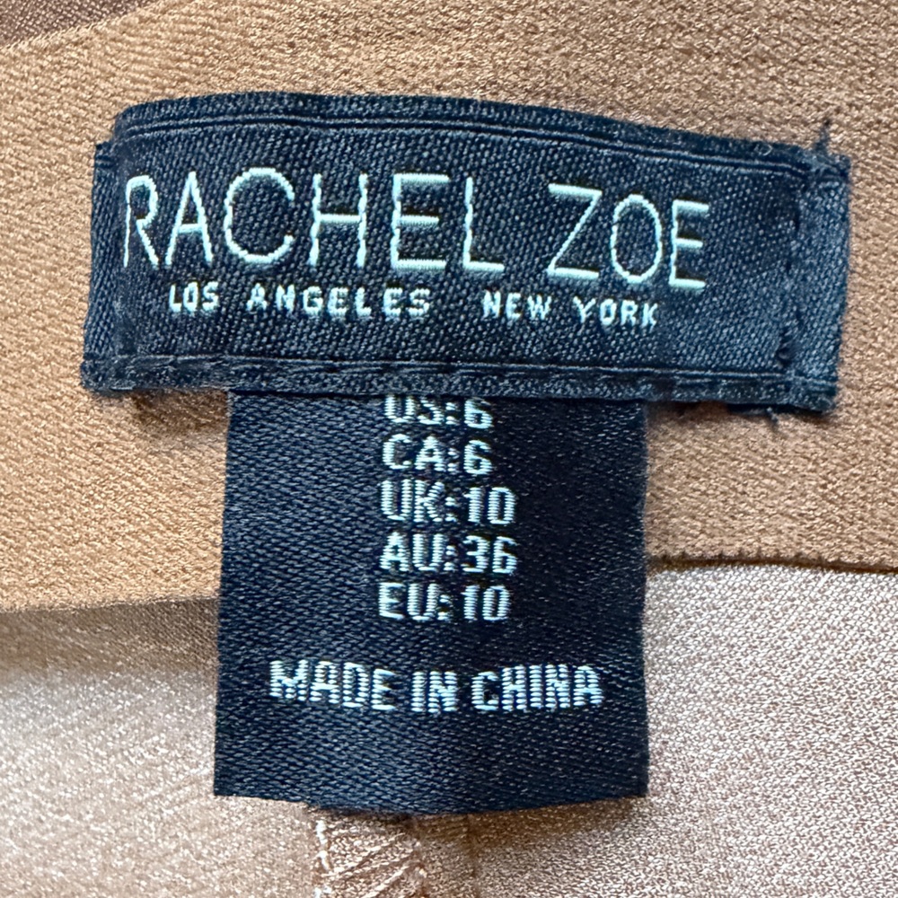 Rachel Zoe Camel Slim Ankle Pants - Picture 6 of 6